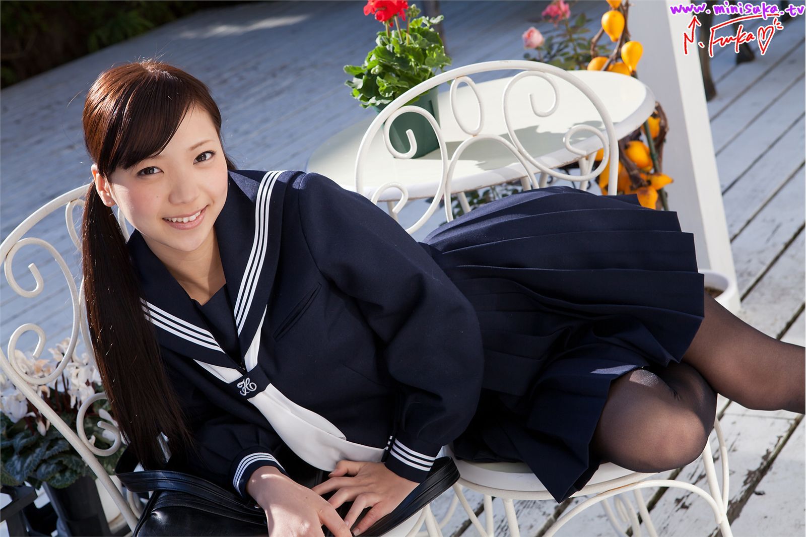 [Minisuka.tv]  西浜ふうか Fuuka Nishihama 美女校服诱惑